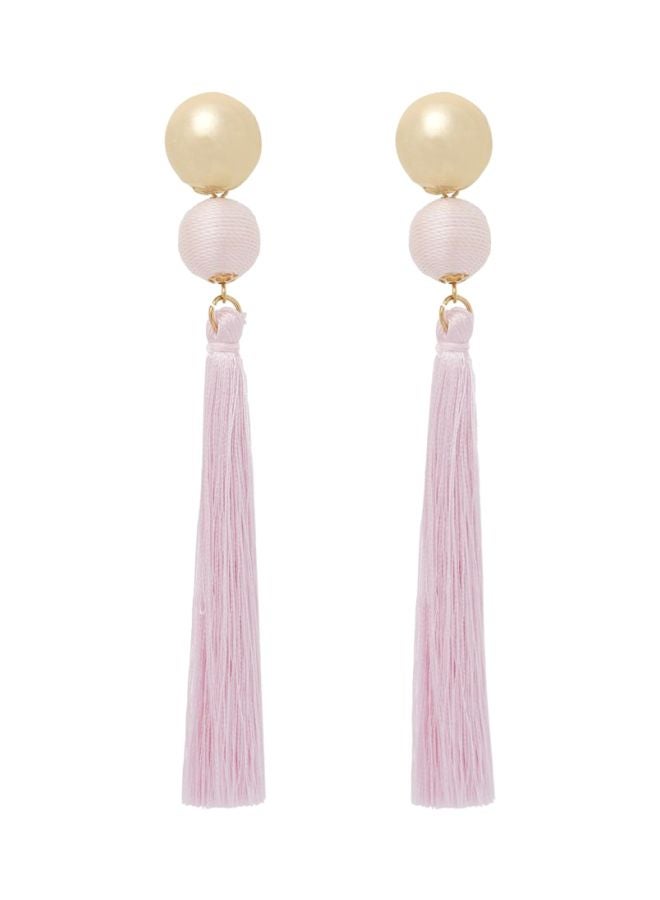 Thread Tassel Design Dangle Earrings - v1598258248/N21589172A_1