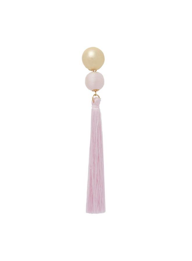 YUEJIN - Thread Tassel Design Dangle Earrings - Image 1