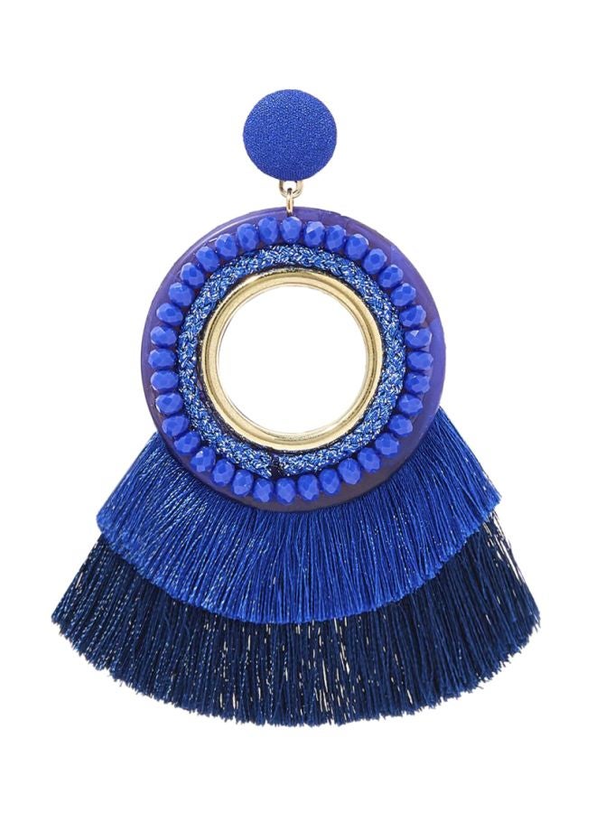 YUEJIN Exquisite 2 Layer Tassel Earrings - Image 2