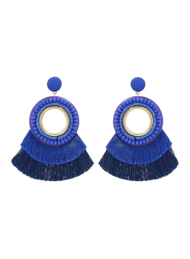 YUEJIN Exquisite 2 Layer Tassel Earrings - Image 1