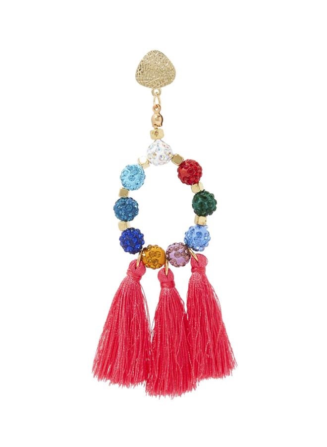 YUEJIN Beads and Trio Tassel Earrings - Image 2