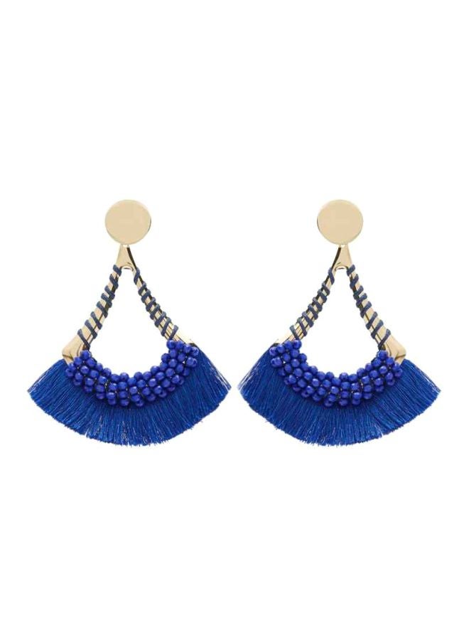 Triangle Design Tassel Earrings - v1598258392/N21588934A_1