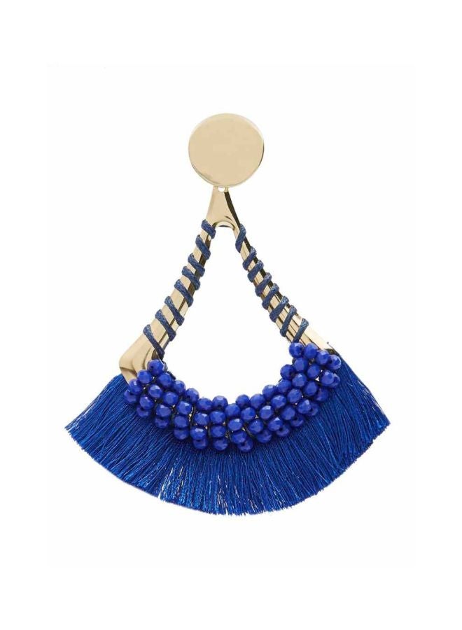 YUEJIN Triangle Design Tassel Earrings - Image 2