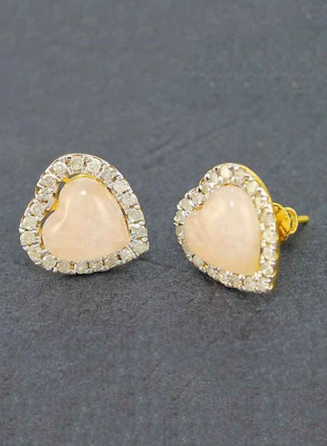 Vera Perla - 10 Karat Gold Diamond Earrings - Image 1
