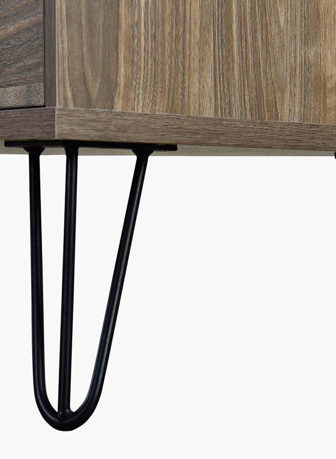 Miro Low 4-Drawer TV Unit for TVs up to 65 inches Brown 180x40x51.6cm
