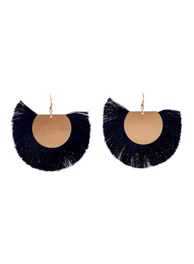 YUEJIN Gold Plated Tassel Earrings - Image 1