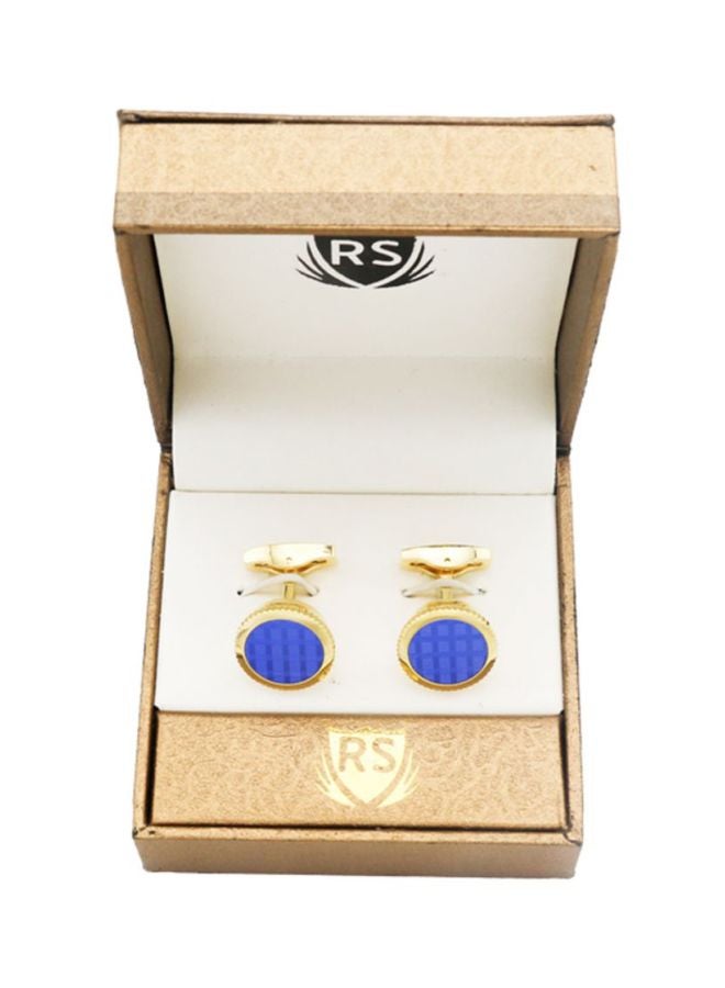 RS - Steel Round Cufflinks - Image 1
