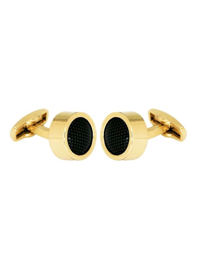 RS Metal Round Cufflinks 