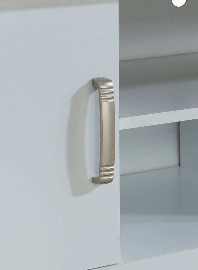 هوم بوكس وحدة تلفاز منخفضة لأجهزة حتى 75 بوصة من سكاي أبيض 180x40x55سم - Image 4