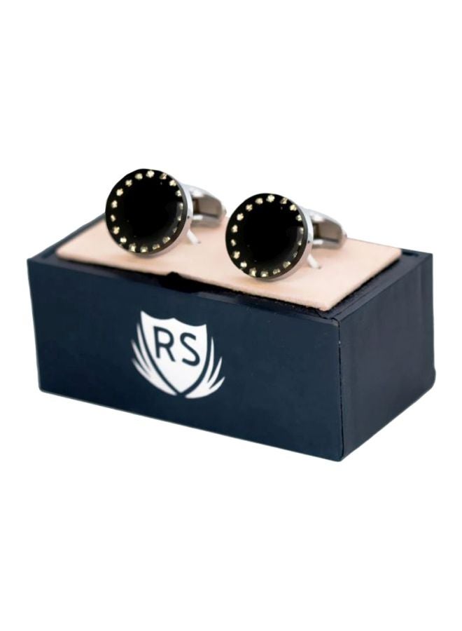RS Alloy Round Shaped Cufflinks  - Image 1