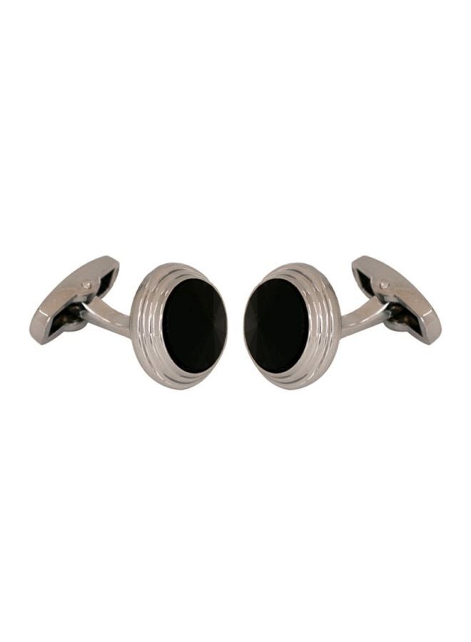 Round Metal Cufflinks