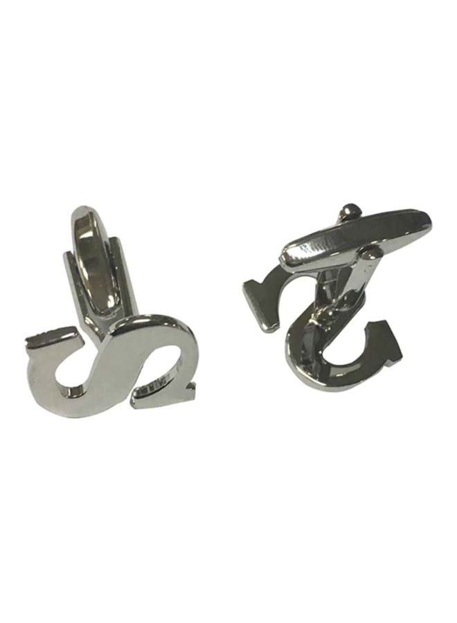 اليشمك أزرار أكمام القمصان من النحاس الأصفر على شكل حرف S