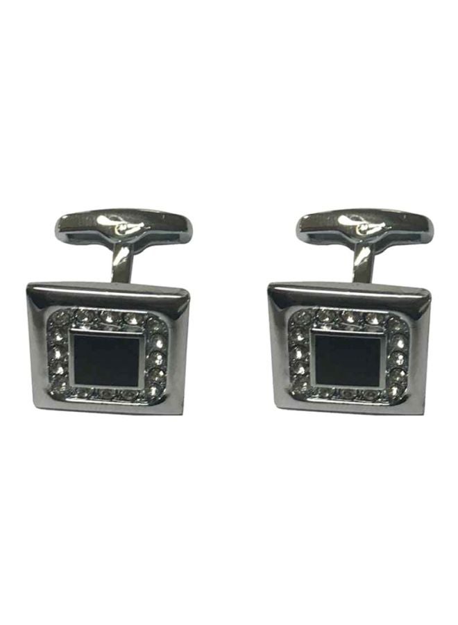 اليشمك أزرار أكمام قمصان على شكل مربعات مصنوعة من النحاس