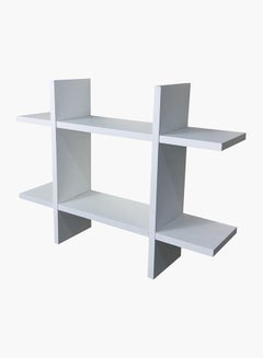Home Box Hashtag Shaped Shelf White 45.5x4.5x10cm  - Image 3