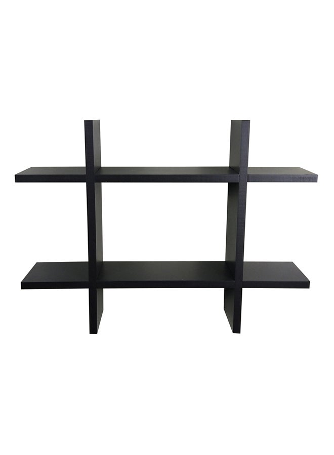 هوم بوكس رف على شكل رمز هاشتاغ أسود 45.5x4.5x10سم - Image 1