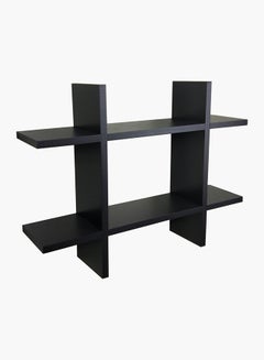 Home Box Hashtag Shaped Shelf Black 45.5x4.5x10cm  - Image 2