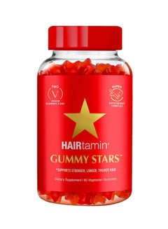 هيرتامين Gummy Stars Dietary Supplement - 60 Gummies  - Image 1