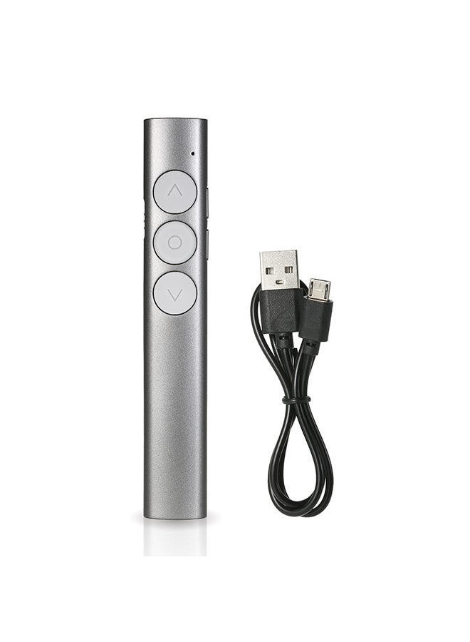 Wireless Powerpoint Pointer Ppt Clicker With Usb Receiver Dark Gray/Black - Image 1