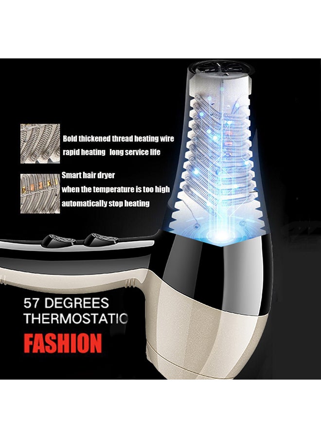 Sunhome 3-Piece Professional Hair Dryer Set ,1800W Black/Gold  - Image 5