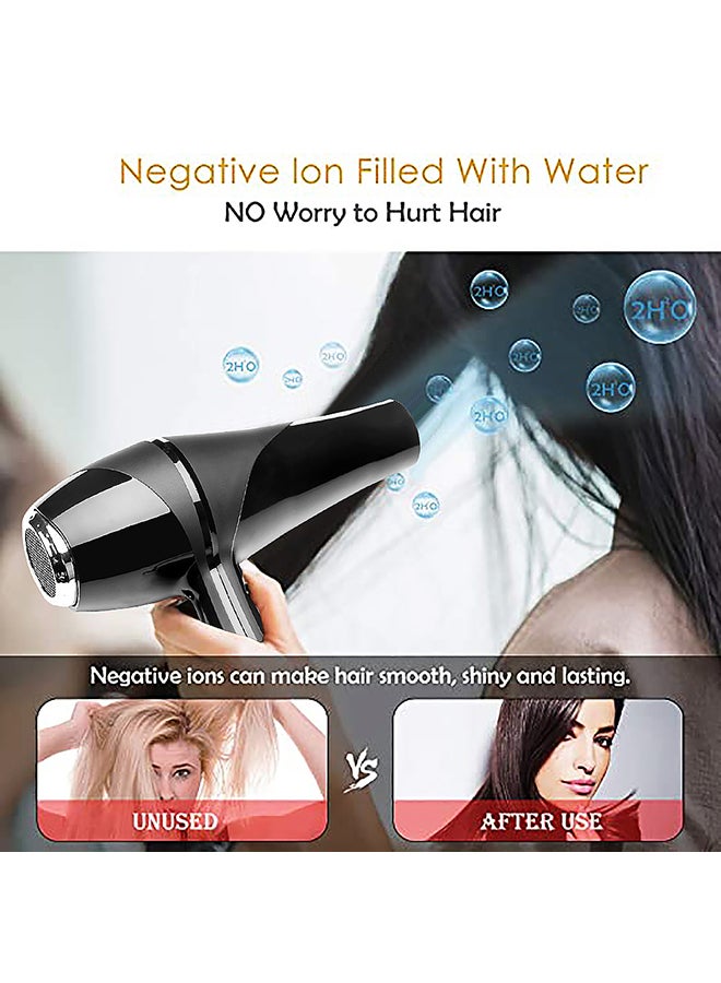 7-Piece Professional Hair Dryer Set，2300W Black - v1598260969/N19754154A_2