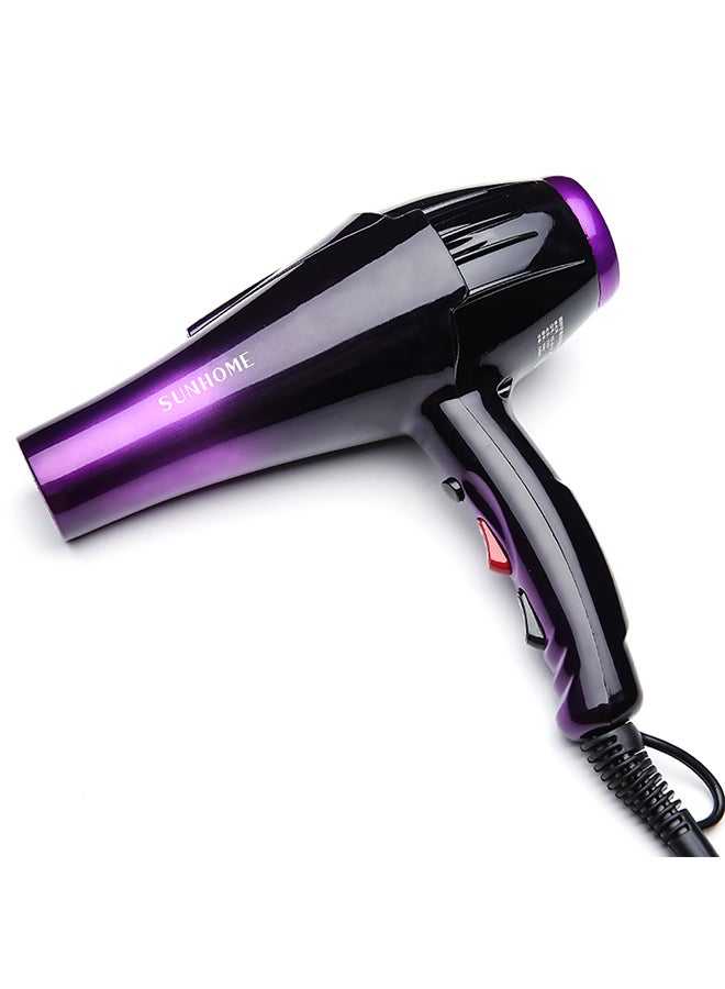 Sunhome 7-Piece Professional Hair Dryer Set 2300W Purple/Black  - Image 2