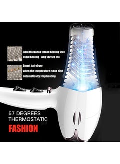 Sunhome 12-Piece Professional Hair Dryer Set White/Black  - Image 3
