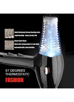 Sunhome 7-Piece Professional Hair Dryer Set, 2200W Black/Gold 250ml  - Image 5