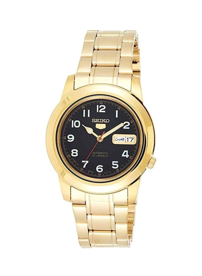 Seiko Men's Series 5 Automatic Black Dial Watch SNKK40J1  - Image 1