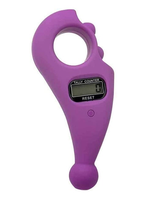 Prayer Beads With Digital Counter Purple