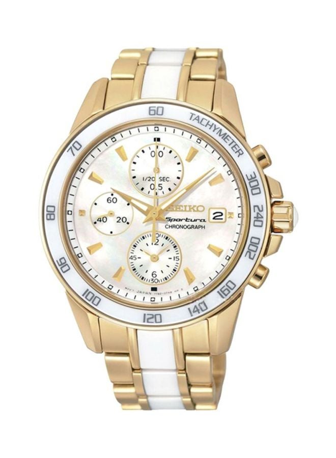Seiko - women Sportura Chronograph Watch SNDX02P1 - Image 1