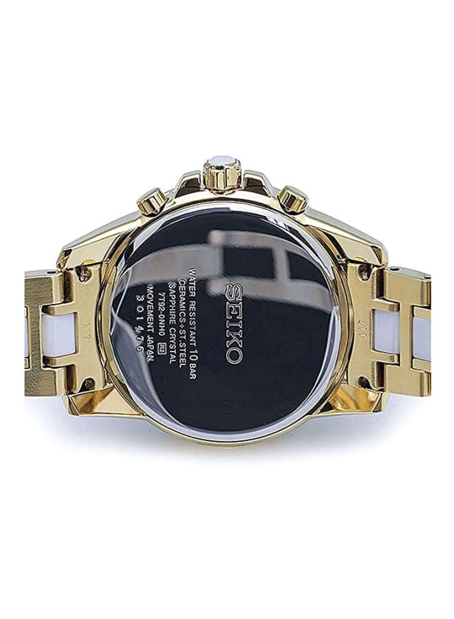 Seiko - women Sportura Chronograph Watch SNDX02P1 - Image 1