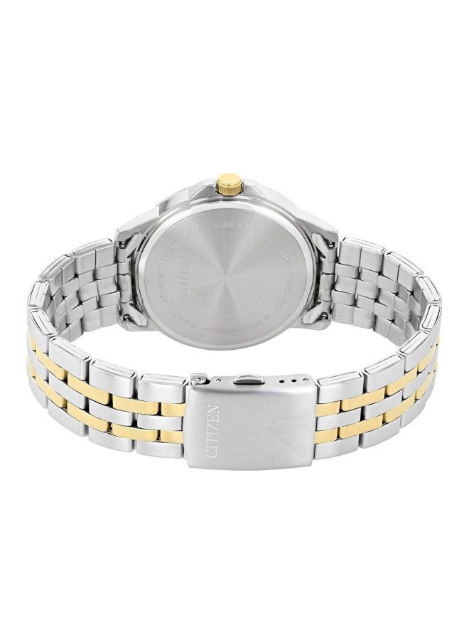 سيتيزن ساعة يد بعقارب بسوار من الاستانلس ستيل طراز BF2018-52A men - Image 2