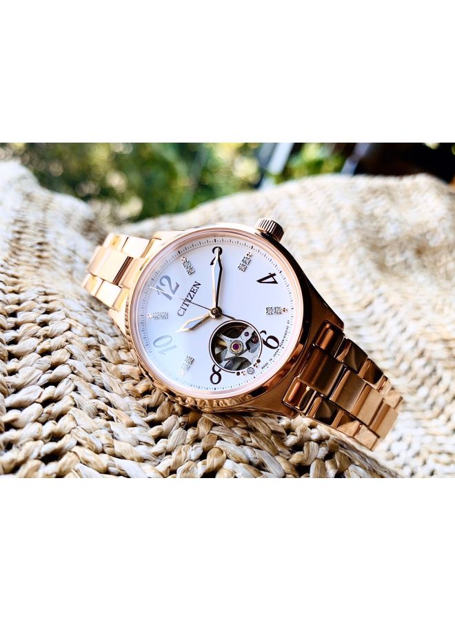 سيتيزن ساعة يد بعقارب مقاومة للماء طراز PC1002-85A women  - Image 4