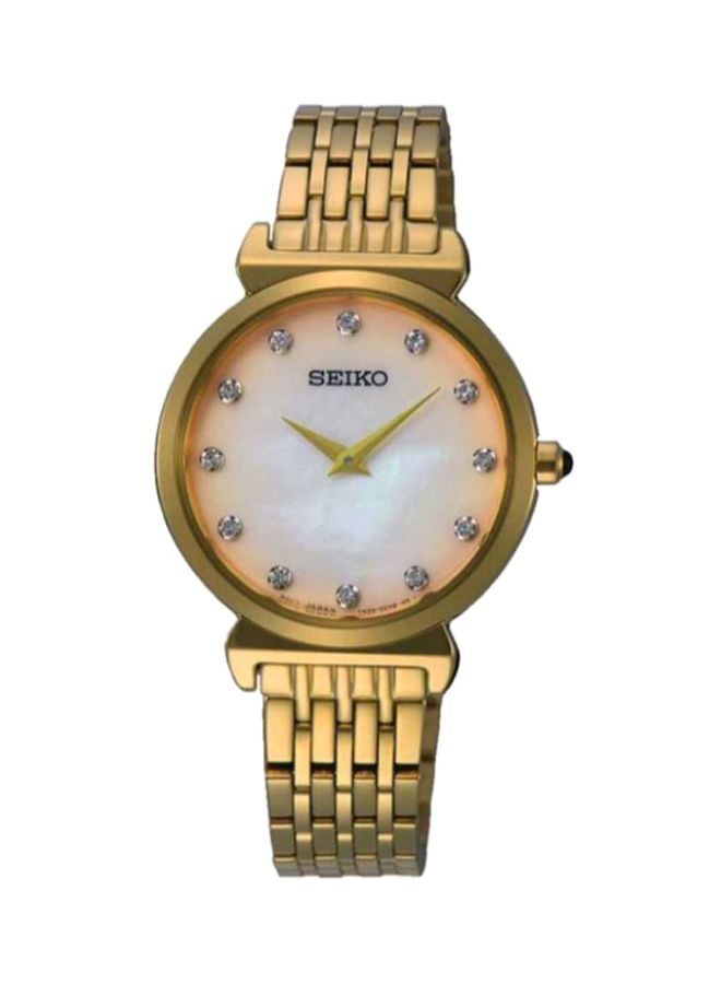Seiko - Women's Water Resistant Analog Watch SFQ802P1 - Image 1