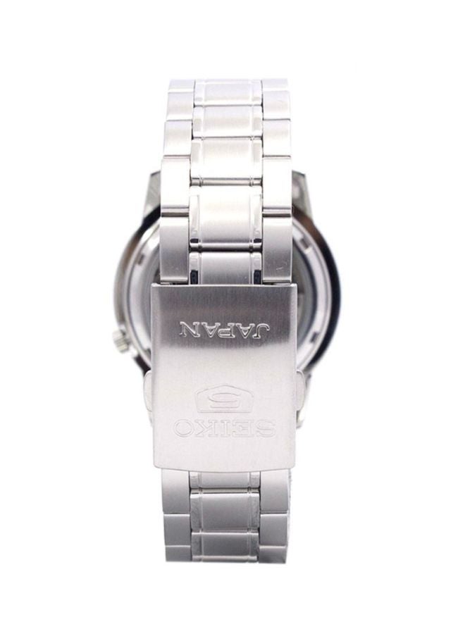 Seiko men Round Shape Stainless Steel Analog Wrist Watch - Silver - SNKE49J1 - Image 2