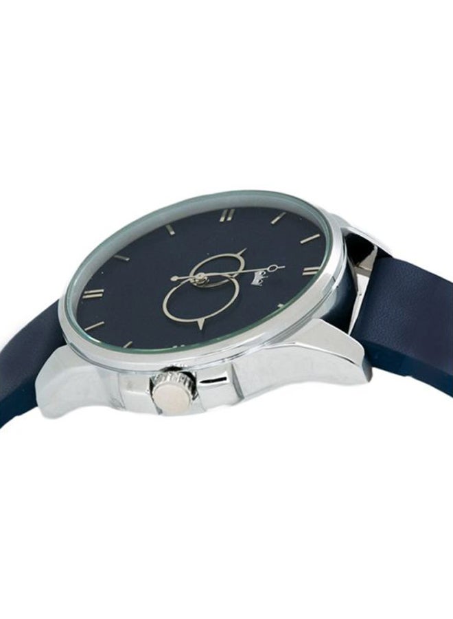 آر إس ساعة يد بعقارب وسوار من الجلد طراز 2013232 للرجال - Image 2