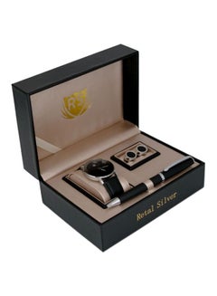 men 3-Piece Analog Quartz Watch Set 2007591