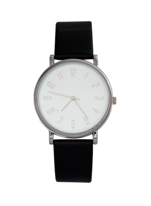 Men's Leather Analog Watch 2013349