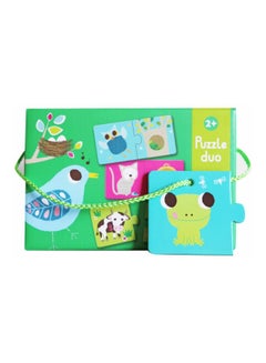 DJECO 10-Piece Habitat Puzzle Duo Set 18x12x6cm  - Image 2