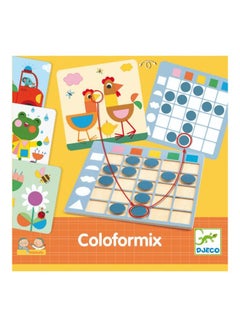 DJECO Coloformix Eduludo Game 21x21x3cm  - Image 1