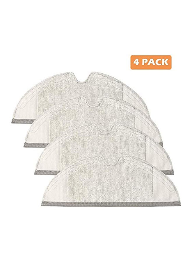 طقم قماش تنظيف من 4 قطع رمادي 20 x 18 x 3سم - Image 1