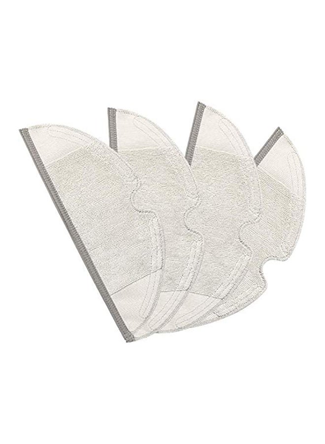 طقم قماش تنظيف من 4 قطع رمادي 20 x 18 x 3سم - Image 2