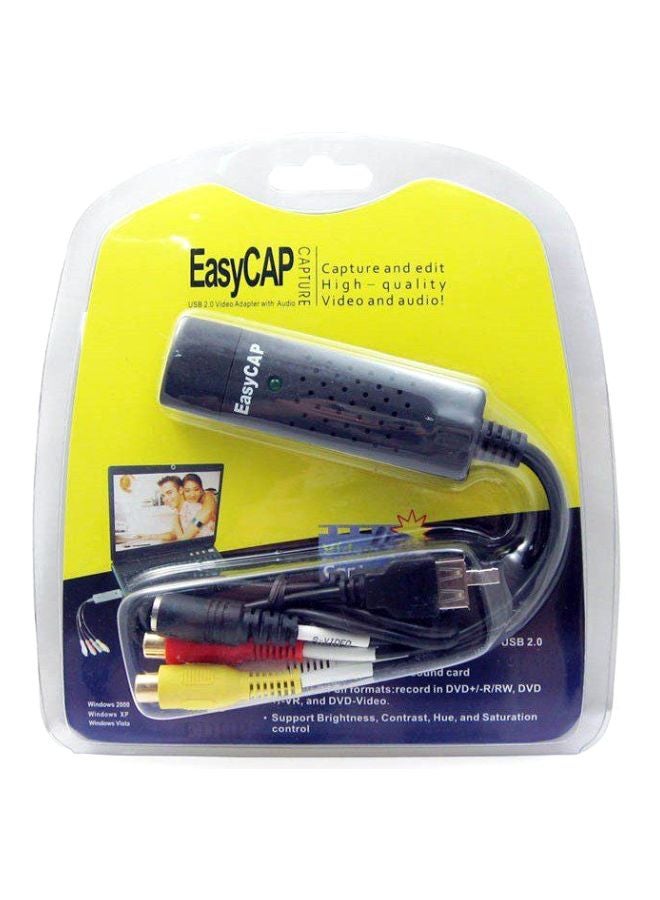 Easycap 4-Ports USB Audio And Video Adapter Black/Yellow/Red - Image 1