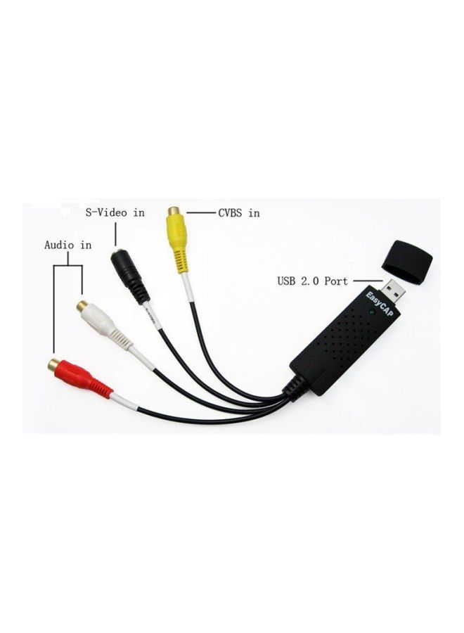 Easycap 4-Ports USB Audio And Video Adapter Black/Yellow/Red - Image 2