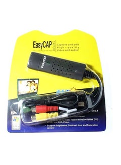 Easycap 4-Ports USB Audio And Video Adapter Black/Yellow/Red  - Image 1