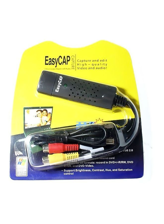 Easycap 4-Ports USB Audio And Video Adapter Black/Yellow/Red - Image 1
