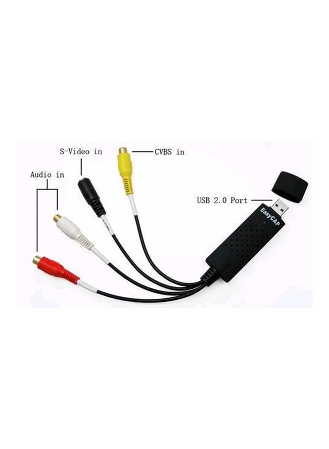 Easycap 4-Channel Video Audio Adapter Black/Yellow/Red - Image 2