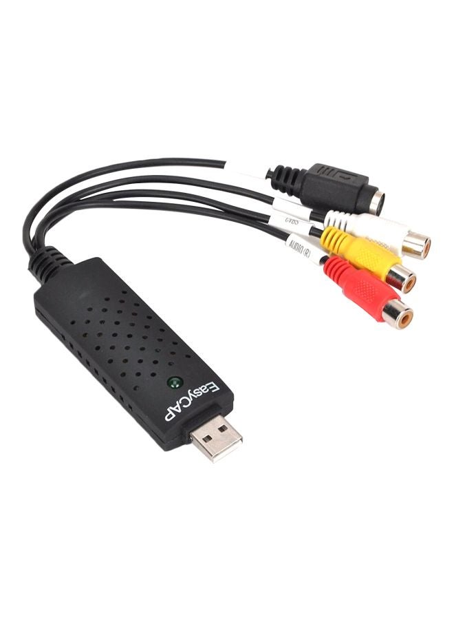 Easycap 4 Channel Video Audio Adapter Black/Yellow/Red - Image 1