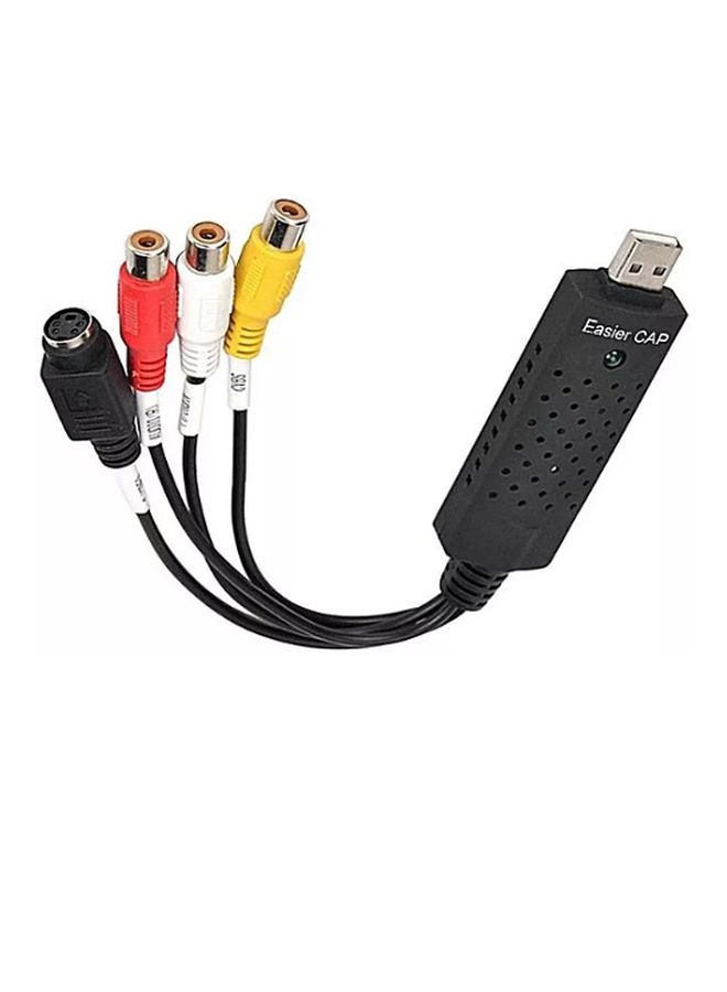 Easycap 4 Channel Video Audio Adapter Black/Yellow/Red - Image 2