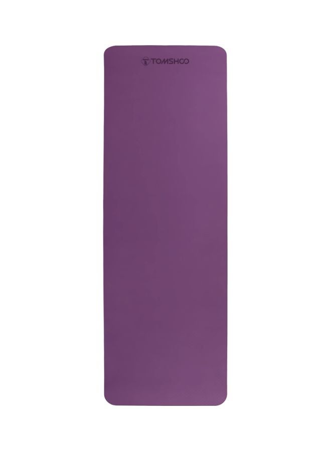 TOMSHOO Portable Yoga Mat With Carrying Strap And Storage Bag 183x61x0.8cm  - Image 3